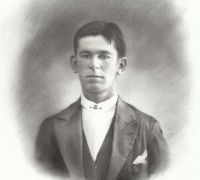 Retrato a lápiz · Foto antigua