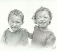 Retrato a lápiz · Luis