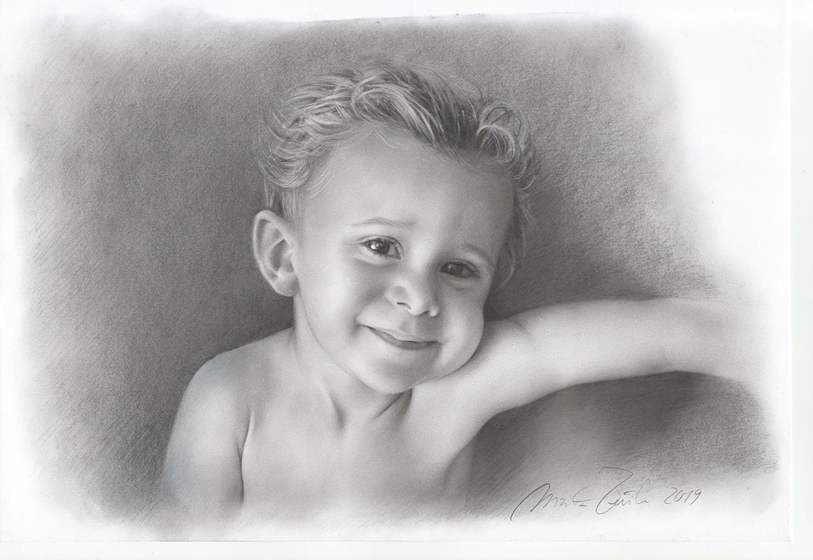 Retrato a lápiz