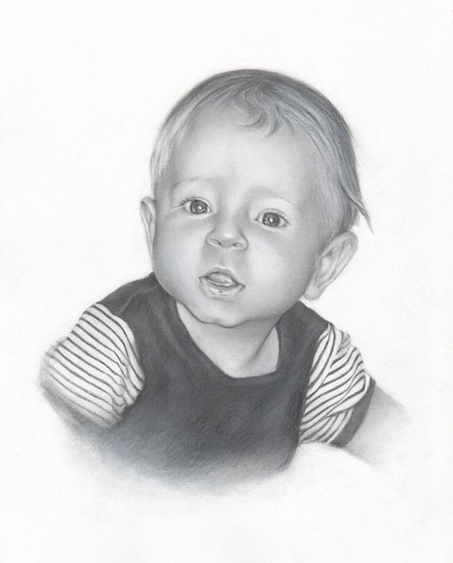 Retrato a lápiz