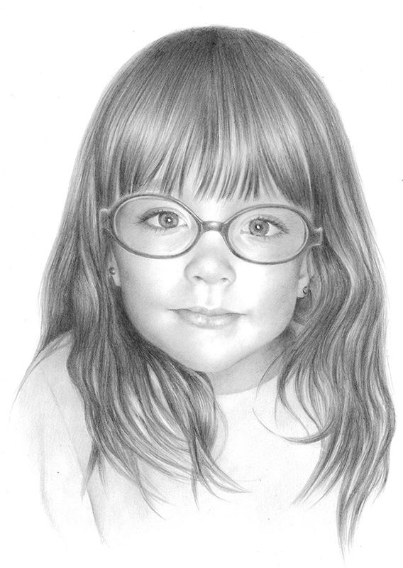 Retrato a lápiz