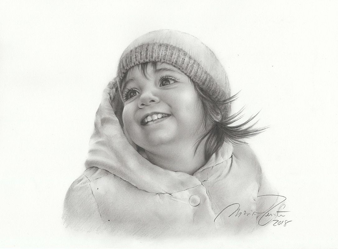 Retrato a lápiz