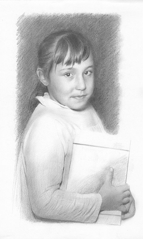 Retrato a lápiz