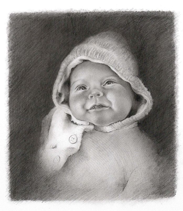 Retrato a lápiz