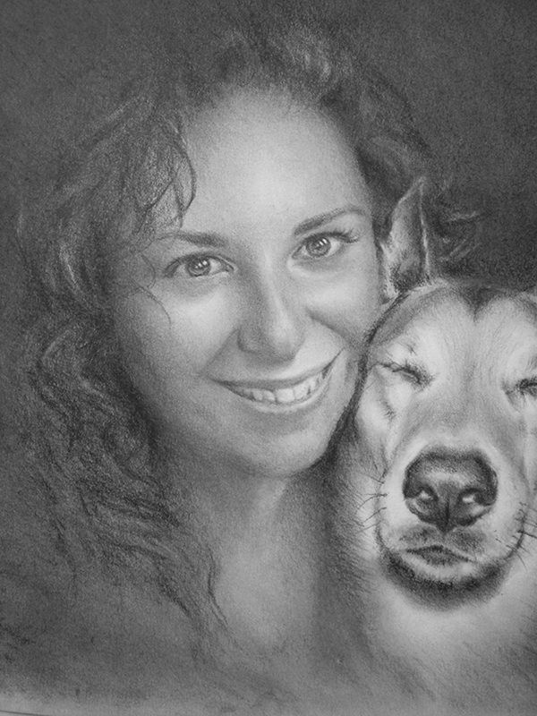 Retrato a lápiz