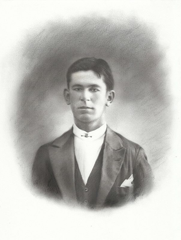 Retrato de foto antigua