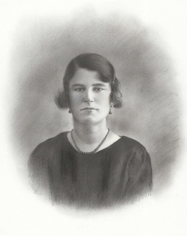 Retrato de foto antigua
