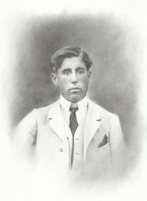 Retrato de foto antigua